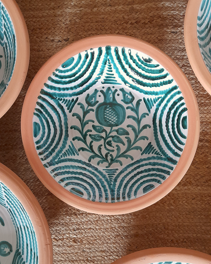 Salins 深皿 Alhambra Alhambra Traditional Spanish Lebrillo — CASA PLETÓRICA — Handmade